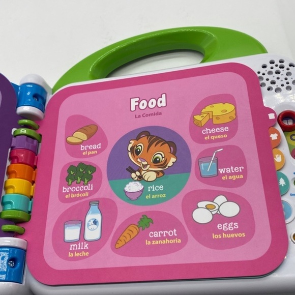 LeapFrog Learning Friends 100 Words Book Multilingual Interactive Educational - Picture 7 of 7